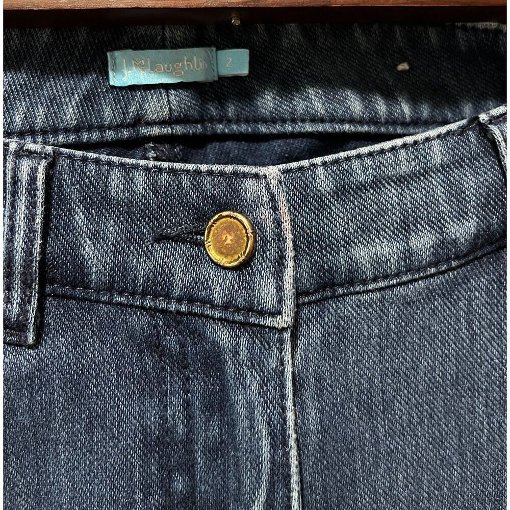 J.McLaughlin Women's Skinny Denim Jeans Size 2 Medium Wash Stretch - Picture 7 of 9